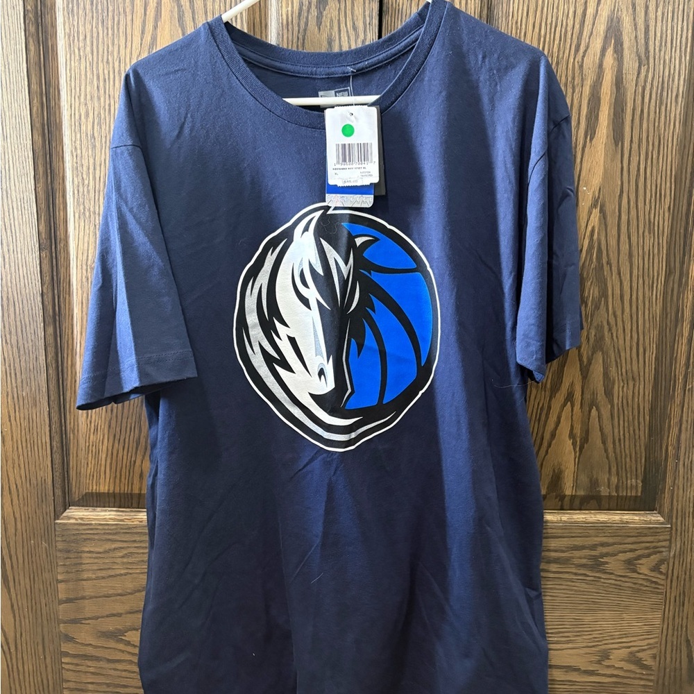 Blue Graphic NBA Mavericks Tee